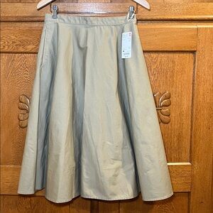 Uniqlo Women's Midi Skirt - Beige